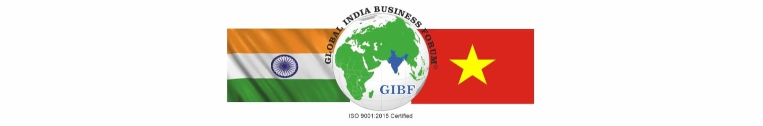 India  Vietnam Business and Cultural Council and GIBF logo 